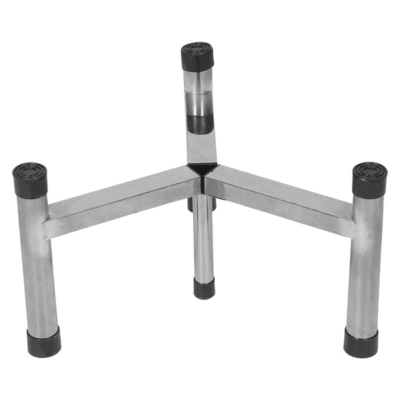 Amosfun Stainless Steel Outdoor Campfire Stand with Stable Nonslip Base, Fire Pit Holder for Cooking and Camping
