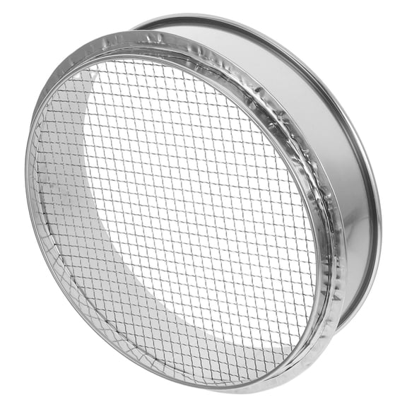 Amosfun Stainless Steel Garden Sifter for Soil Sand Rocks Compost Multipurpose Outdoor Sieve Tool
