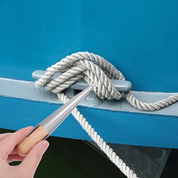 Amosfun 2Pcs Stainless Steel Marine Rope Splicing Tool for Yachts and Boats Threading