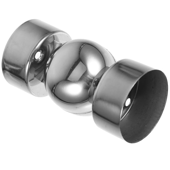 Amosfun Stainless Steel Handrail Connector Tube Fitting, Simple Design, and Practical for Home Staircase and Railing