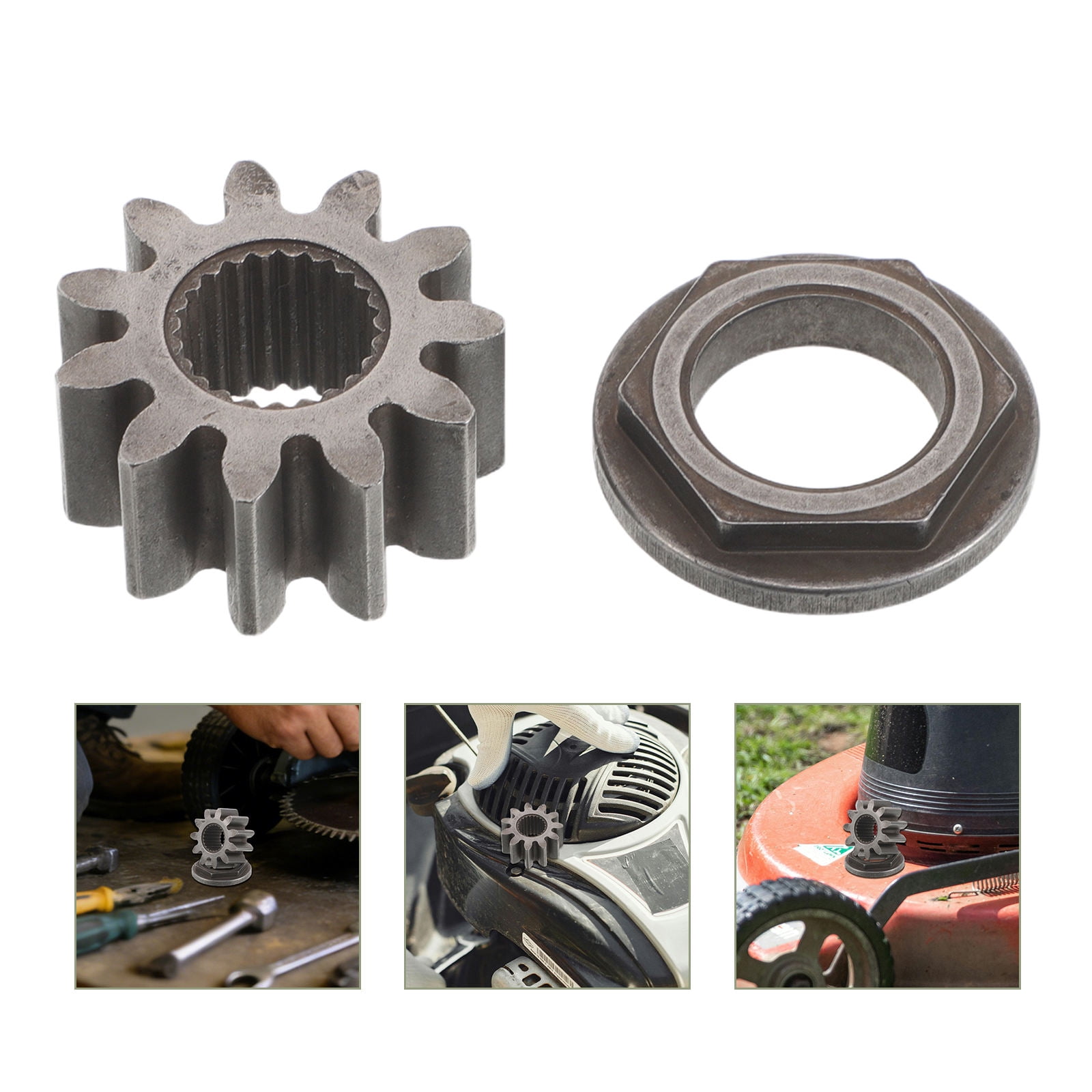 Amosfun Steering Shaft Pinion Gear Kit Universal Mower Replacement ...
