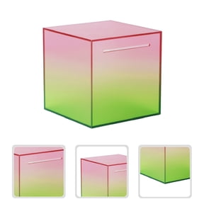 Amosfun Sturdy Acrylic Money Box with Large Capacity Compact Design for Cash and Coins