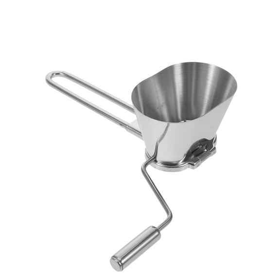 Amosfun Sturdy Stainless Steel Herb Cutter and Vegetable Chopper with Roller Handle for Easy Use