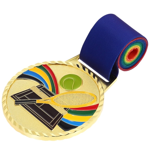 Amosfun Tennis Sports Medal for Competition, Cheerleading, Athletic Achievement, Award Decoration, and Sports Recognition