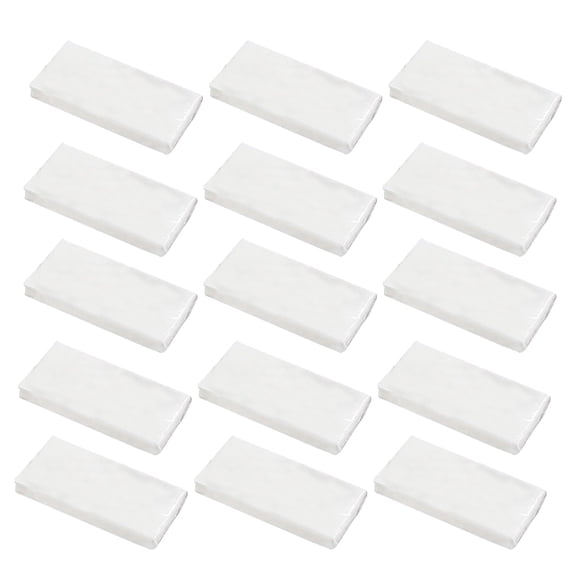Amosfun Tissue Refill for Automobile White Paper Soft Disposable Facial Tissues Suitable for Car Hotel Use