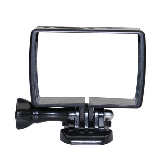 Amosfun Black ABS Camera Protective Frame Case Compatible with Yi 4K Shock Resistant