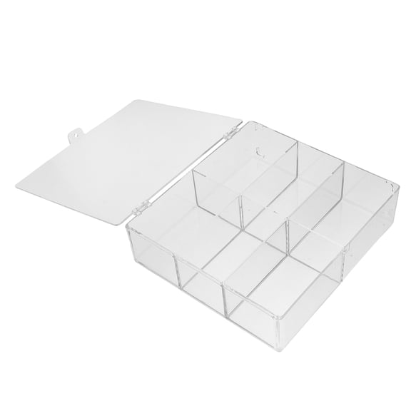 Amosfun Clear Makeup Organizer Box for Perfume, Skincare, and Cosmetic Storage at Home or Vanity