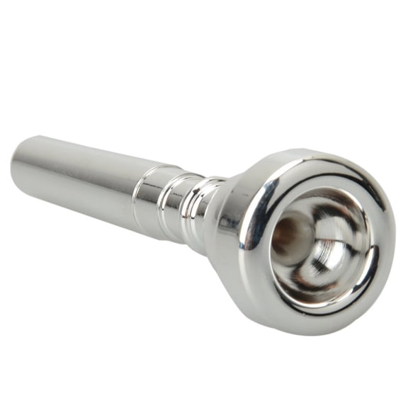 Amosfun Plated Silver Copper Trumpet Mouthpiece 5C Replacement for High Register Performance