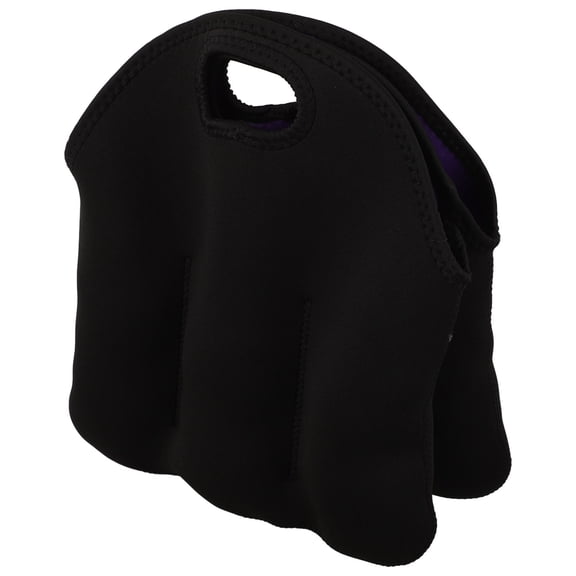 Amosfun Neoprene Beer Bottle Cooler Tote Bag Foldable and Strong for Bar Use