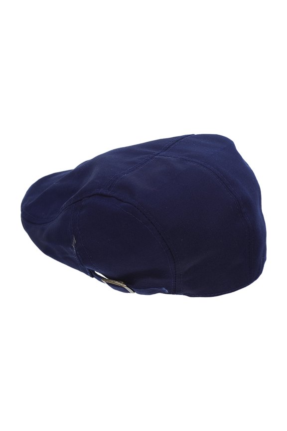 Unisex Dark Blue Kitchen Chef Beret Hat with Comfortable Design and Sweat Guard