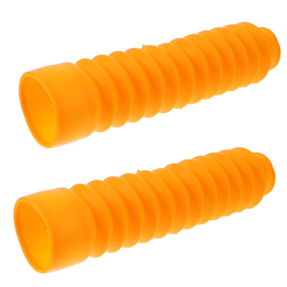 Amosfun Universal Motorcycle Fork Boot Yellow Front Guard Protector for Dirt Bike Forks