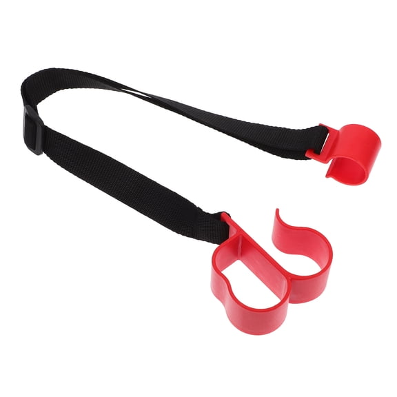 Amosfun Universal Trash Bin Lock Strap with Elastic Rope for Securing Garbage Can Lids