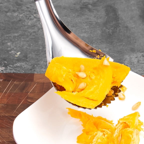 Amosfun Stainless Steel Pumpkin Corer - Kitchen Tool for Easy Pumpkin Carving and Cooking Preparation
