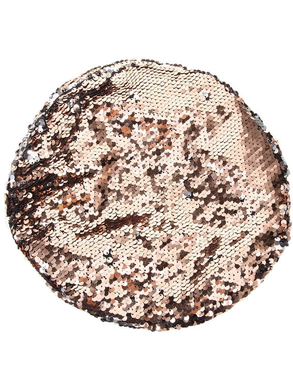 Vintage Sequin Beret Hat, Elegant Decorative French Style Cap for Party, Costume, Wedding Events, Special Occasions