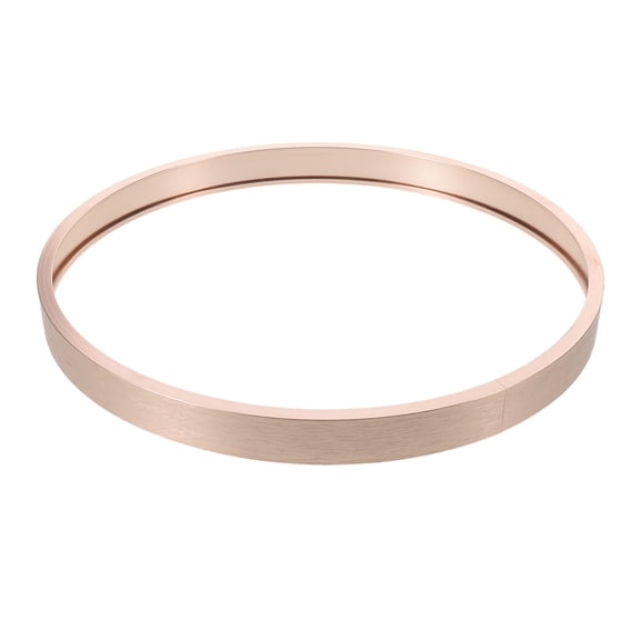 Amosfun Wall Mount Golden Aluminum Circle Frame with Elegant Matte Finish and Hardware