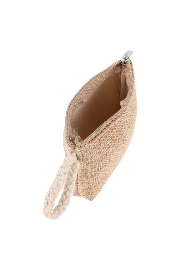 Purse Organizer Beige Cotton 1Set Casual Style Organizing Essentials for Women Daily Use