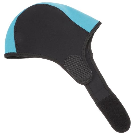 Amosfun Warm Keeping Neoprene Diving Hood Black Elastic Head Cover for Outdoor Swimming