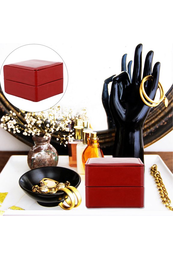 Watch Case PU 1Pack Practical Storage for Jewelry Collectors