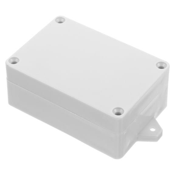 Amosfun White Plastic Outdoor Junction Box Weatherproof Electrical Project Box for Landscape Lighting