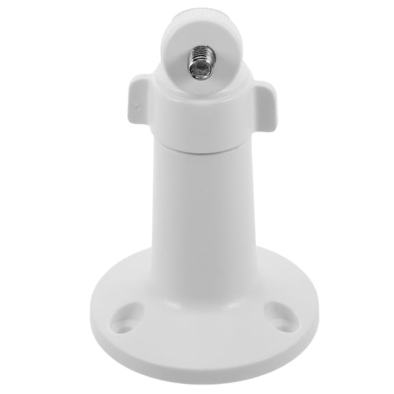 Amosfun White Solar Security Camera Wall Mount Bracket with Adjustable Rotation for Outdoor and Yacht Use