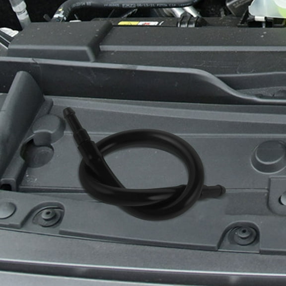 Amosfun Universal Windshield Washer Fluid Hose Black with Hose Connectors Easy Installation Kit