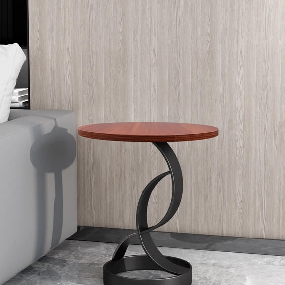 Amosfun Wood Round Table Top in Brown for Craft, Dining, Desk and Entertainment Spaces