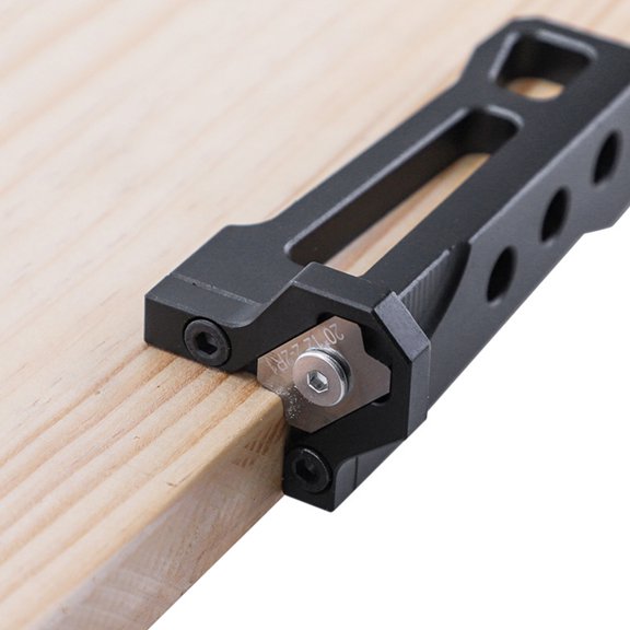 Amosfun Woodworking Hand Plane Black Aluminum Alloy with Three Blades for Gardening Use