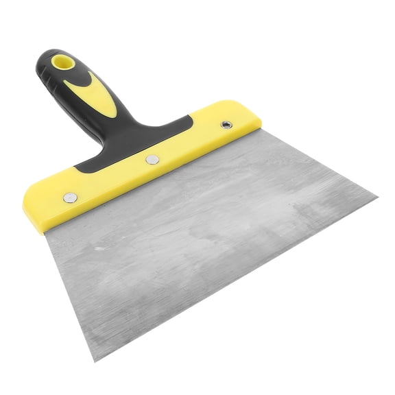 Amosfun Yellow Handle Bird Droppings Scraper Tool for Safe Convenient Fireplace and Cage Cleaning