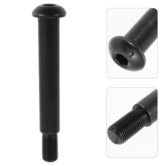 Amosfun Black Replacement Bolts Set for Indoor Elliptical and Exercise Bike Fitness Equipment Hardware