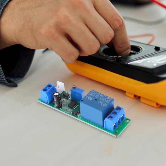 Amosfun Adjustable Relay Module with External Button Trigger for Efficient and Automation Control