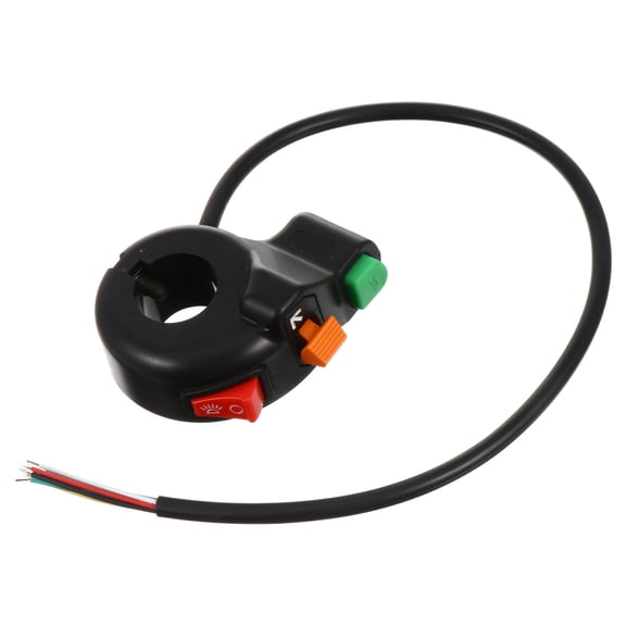 Amosfun 3 in 1 Motorcycle Handlebar Control Switch with Horn Turn Signal and Headlight