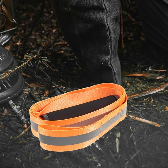 Amosfun Portable Orange Deer Pull Strap with Handle for Hunting Heavy Duty Use