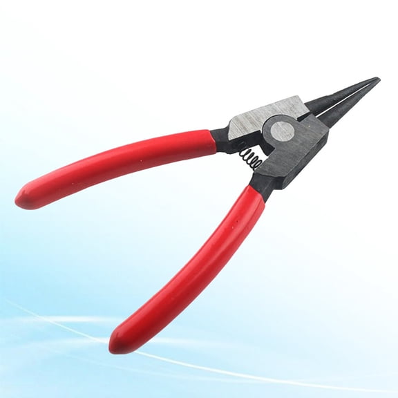 Amosfun Compression Pliers with Plastic Handle and Internal Spring Durable Red Repair Tool
