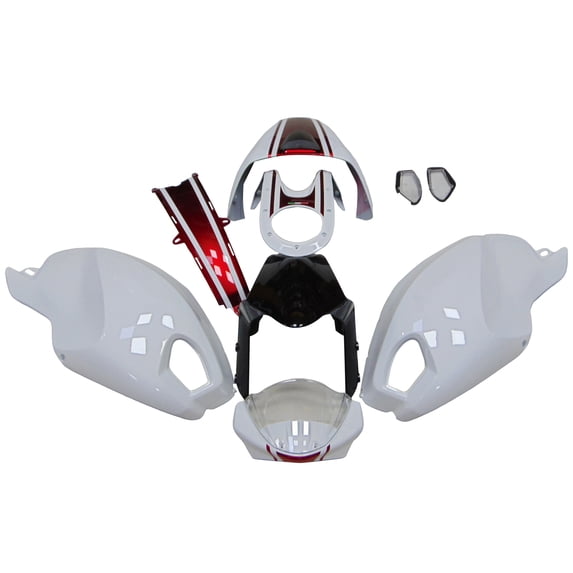 Amotopart Injection Mold Fairing Fit for Ducati Monster 696 796 1100 S EVO all years New Painted Kit ABS Plastic Motorcycle Bodywork Aftermarket