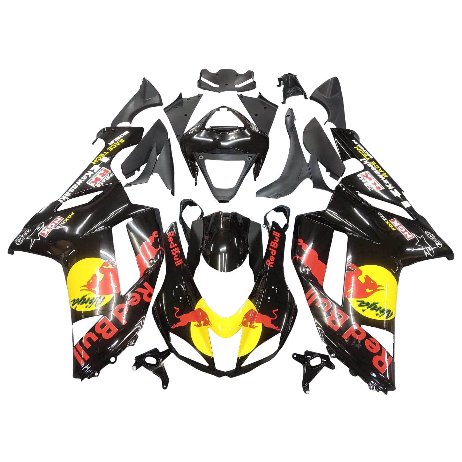 Amotopart Injection Mold Fairing Fit for Kawasaki ZX6R 636