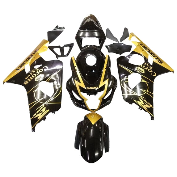 Amotopart Injection Mold Fairing Fit for Suzuki GSXR 600/750 2004-2005 K4 New Painted Kit ABS Plastic Motorcycle Bodywork Aftermarket