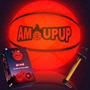 Amoupup Glow in The Dark Basketball Sports Gifts Light up Led Basketball Cool Stuff with Led Lights and Batteries Pre-Installed - Kids Gifts Good Gift Ideas for Teen Boys and Girls