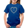 thumbnail image 1 of Amour Daisy Heart T-Shirt Juniors -Image by Shutterstock,  Large, 1 of 4