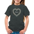 thumbnail image 1 of Amour Daisy Heart T-Shirt Juniors -Image by Shutterstock,  x-Large, 1 of 4
