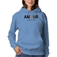 thumbnail image 1 of Amour Je'taime Paris Hoodie Women -Image by Shutterstock, Female XX-Large, 1 of 4