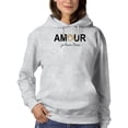 thumbnail image 1 of Amour Je'taime Paris Hoodie Women -Image by Shutterstock, Female XX-Large, 1 of 4
