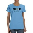 thumbnail image 1 of Amour Je'taime Paris T-Shirt Women -Image by Shutterstock, Female Small, 1 of 4