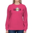 thumbnail image 1 of Amour Yellow Daisy Sweatshirt Women -Image by Shutterstock, Female Large, 1 of 4