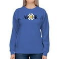 thumbnail image 1 of Amour Yellow Daisy Sweatshirt Women -Image by Shutterstock, Female Small, 1 of 4