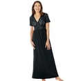 thumbnail image 1 of Amoureuse Plus Size Long Lace Top Stretch Knit Gown, 1 of 5