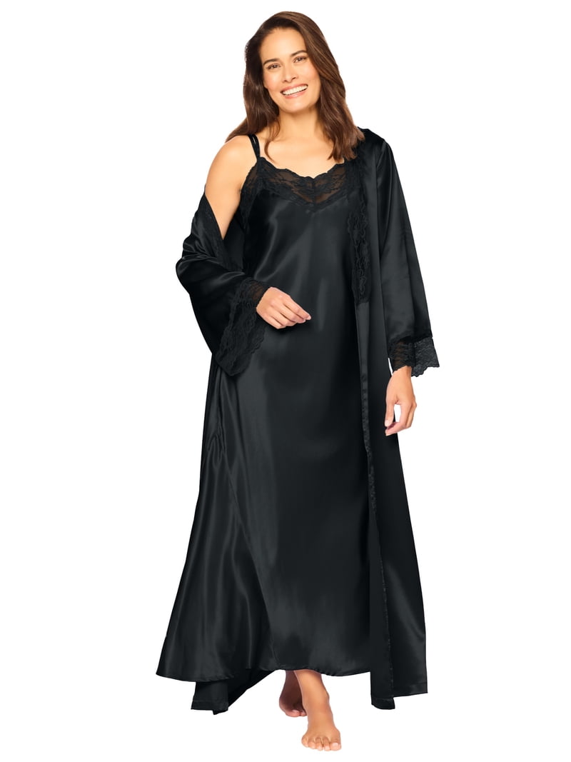 Peignoir Femme Noir | La Maison du Peignoir Peignoir Femme Noir | La Maison du Peignoir