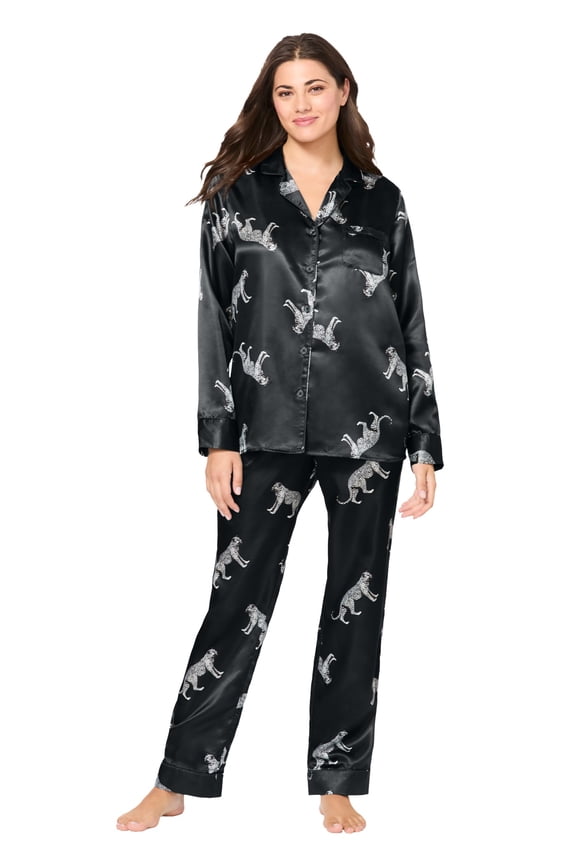 Plus Size The Luxe Satin Pajama Set