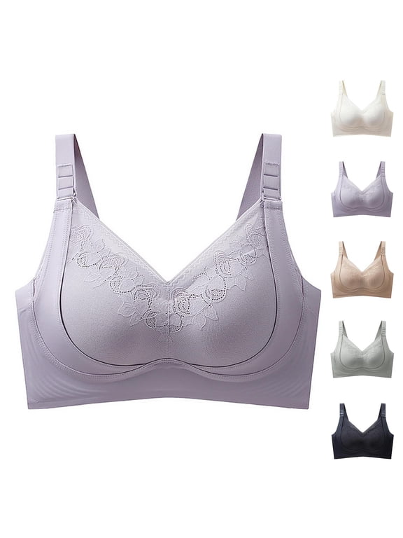 Amourlift Bra for Women Seamless Anti-Sagging Lift Bust Shaping Bra, Wireless Full Coverage Push-Up Comfort Soft T-Shirt Bralette