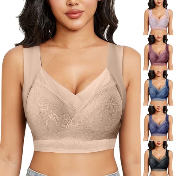 Amourlift Bra for Women Seamless Anti-Sagging Lift Bust Shaping Bra, Wireless Full Coverage Push-Up Comfort Soft T-Shirt Bralette
