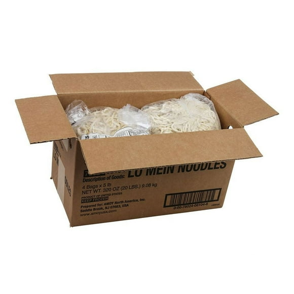 Amoy Lo Mein Noodles, 5 Pound - 4 per case.